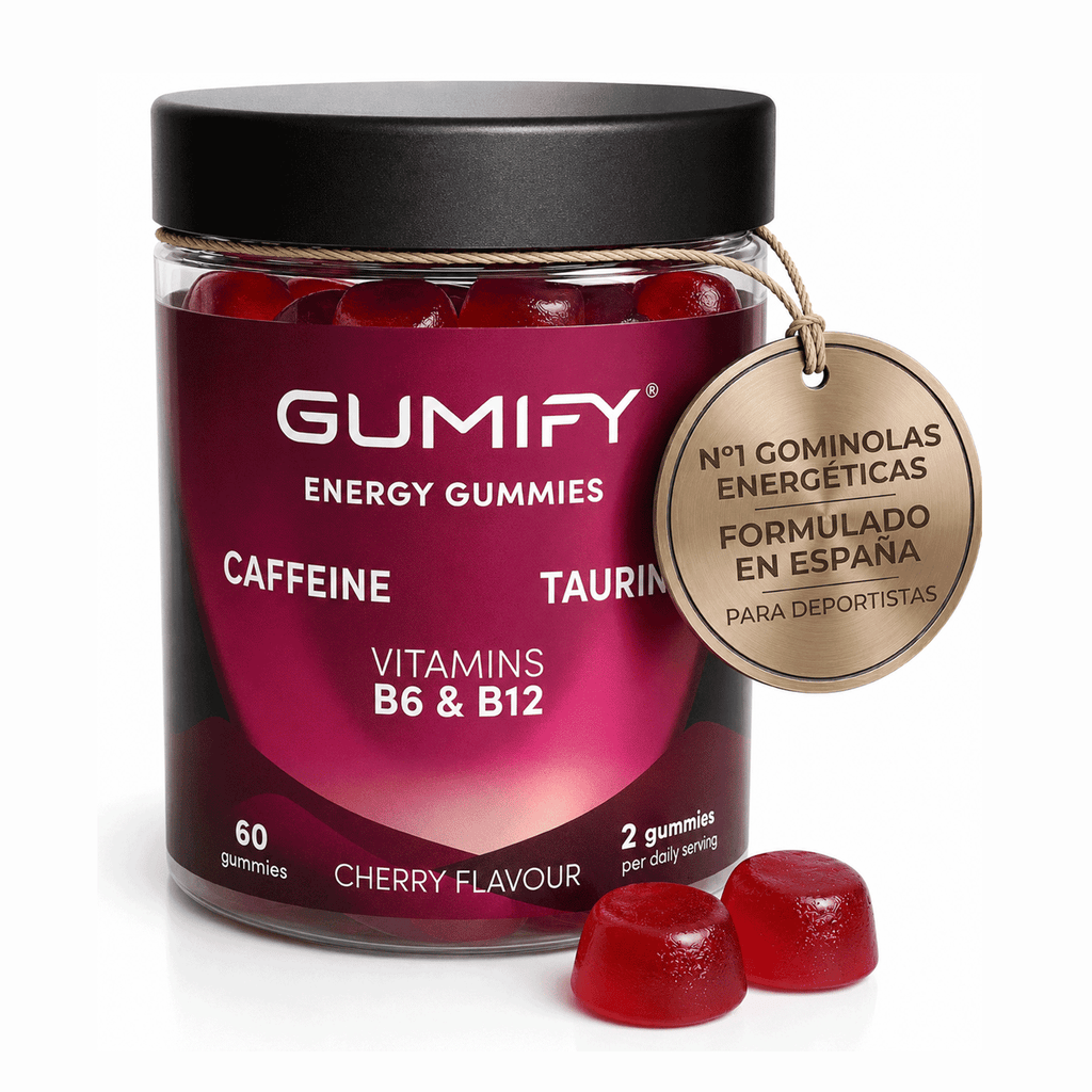 Gominolas Energéticas de Cafeína Sabor Cereza